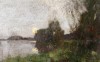 Close-up details showing Jean Baptiste Camille COROT signature forgery characteristics