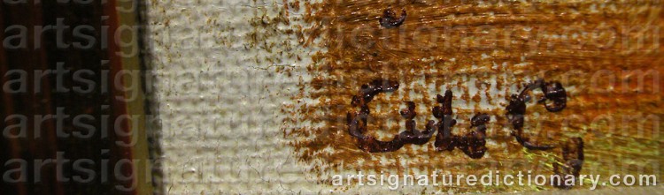 Signature by Åke ‘Åke G’ GÖRANSSON