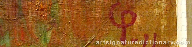 Signature by Carl PALME