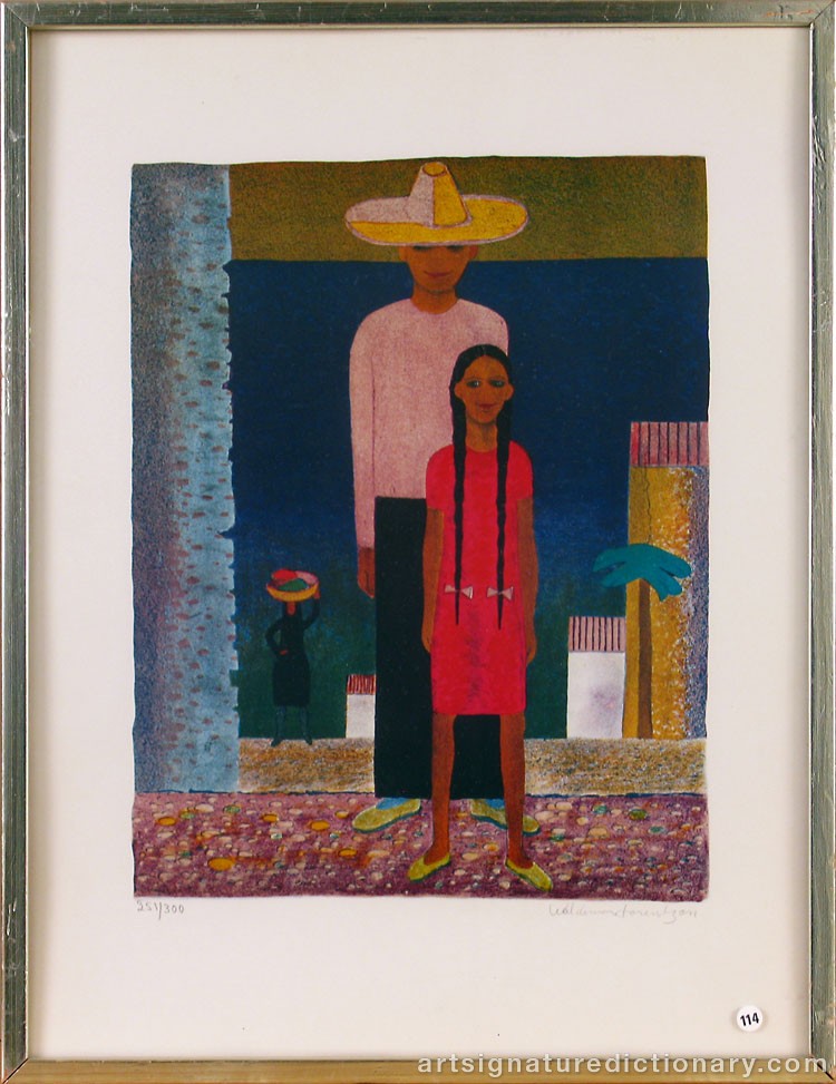 Close-up details showing Waldemar LORENTZON signature forgery characteristics