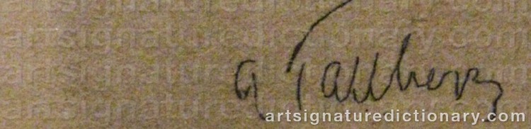 Signature by Axel TALLBERG