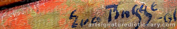 Signature by Eva BAGGE