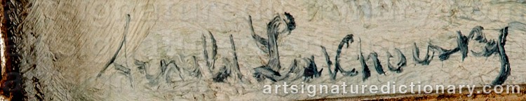 Signature by Arnold Borisovich LAKHOVSKY