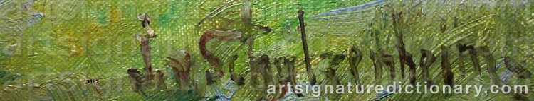 Signature by Ida Von SCHULZENHEIM