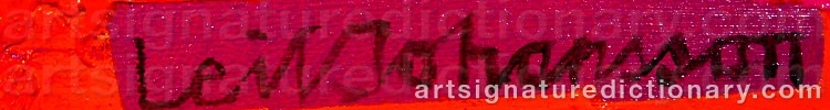 Signature by Leif JOHANSSON