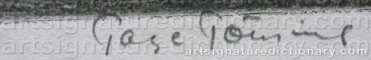 Signature by Tage TÖRNING