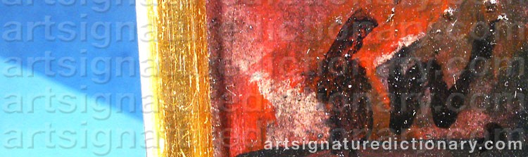 Signature by Gösta WERNER