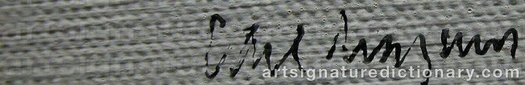 Signature by Carl MAGNUS