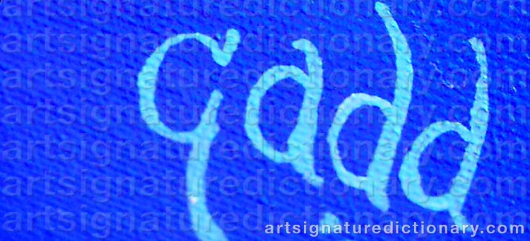 Signature by Jacob GADD