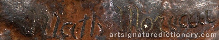 Signature by Mathurin MOREAU