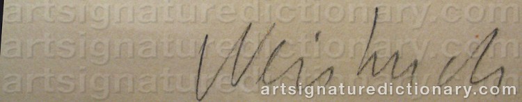 Signature by Claude WEISBUCH