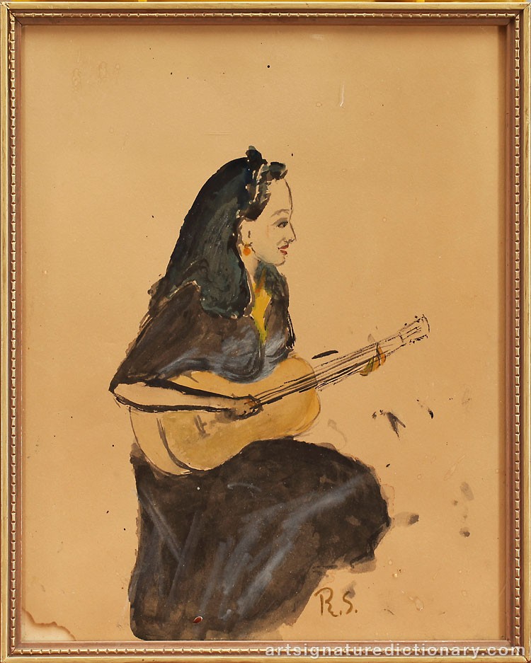 Close-up details showing Ragnar SANDBERG signature forgery characteristics