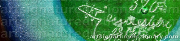 Signature by Gunnar WENNERBERG