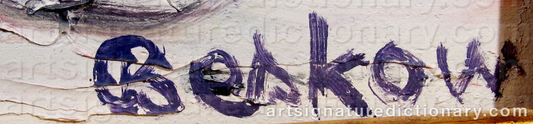 Signature by Bo BESKOW