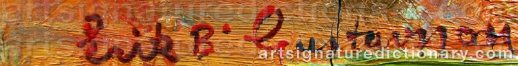 Signature by Erik Birger GUSTAVSSON
