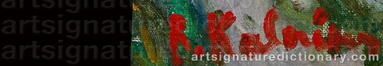 Signature by Reinhold KALNINS