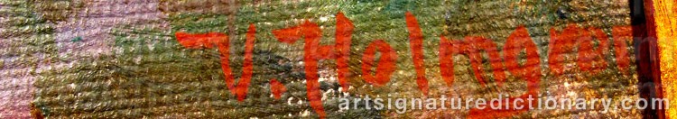 Signature by Vilhelm HOLMGREN