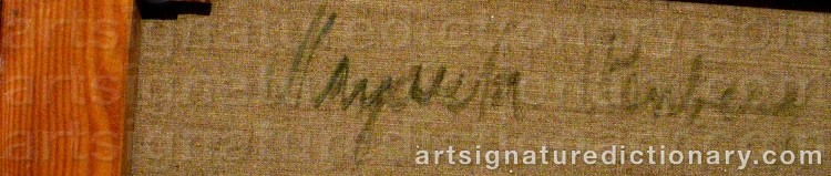 Signature by Margareta RENBERG