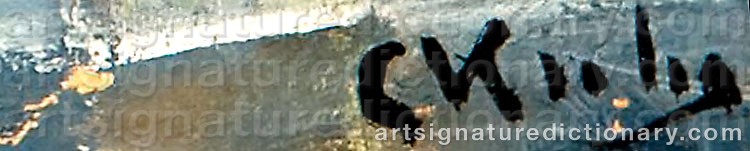 Signature by Christian KROHG