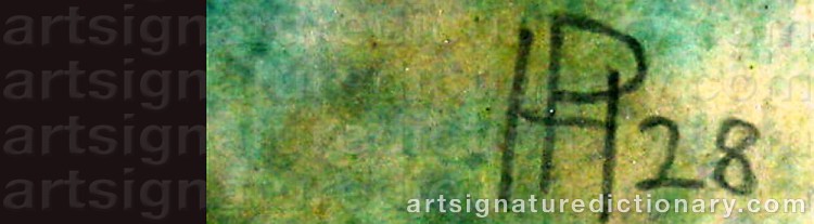 Signature by Henri Hans PFEIFFER