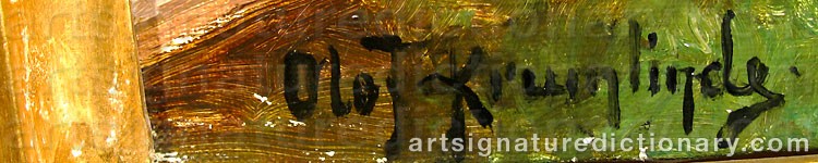 Signature by Olof KRUMLINDE