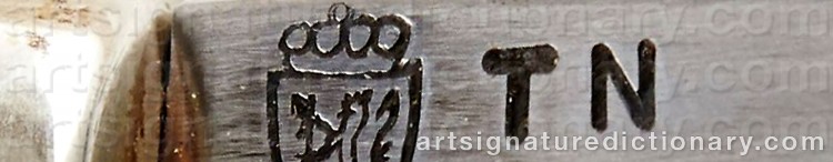 Authentic signature by Tore NODDELAND on Other artwork