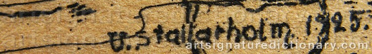 Signature by Uno STALLARHOLM
