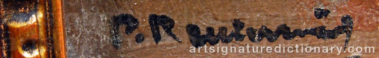 Signature by Patrik REUTERSWÄRD