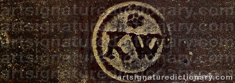 Authentic signature by Francesco BASSANO on  artwork