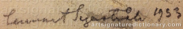 Signature by Lennart SEGERSTRÅLE