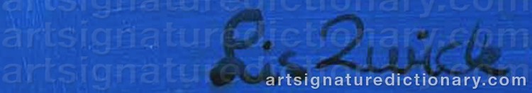 Signature by Lis ZWICK