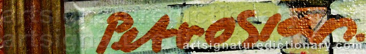 Signature by Gagik PETROSIAN