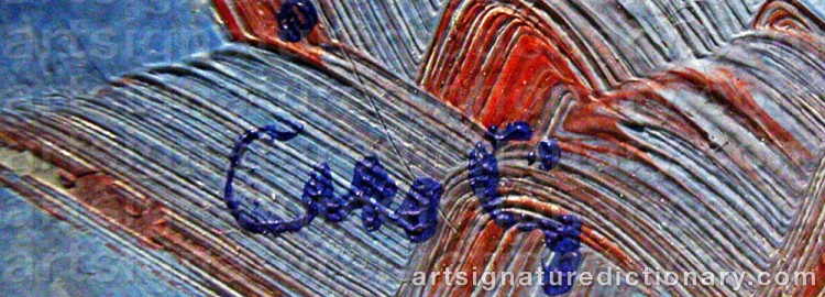 Signature by Åke ‘Åke G’ GÖRANSSON