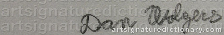 Signature by Dan WOLGERS