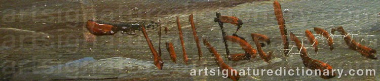 Signature by Wilhelm BEHM