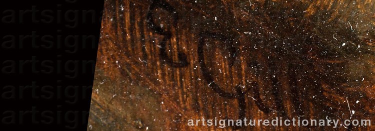 Authentic signature by Edmund Marriner ‘Waterfall Gill’ GILL on Painting/Watercolour artwork
