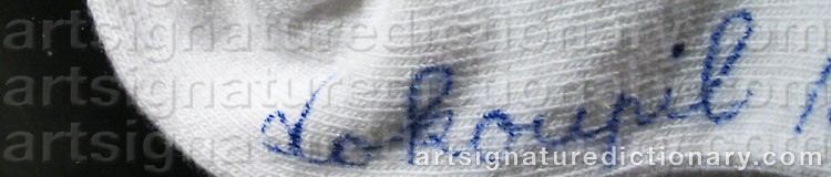 Signature by Jirí Georg DOKOUPIL