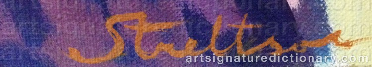Authentic signature by Nadezda STRELTSOVA on Painting/Watercolour artwork