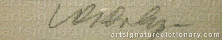 Signature by Victor VASARELY