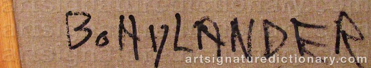 Signature by Bo HYLANDER