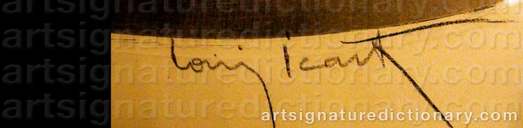 Signature by Louis ICART