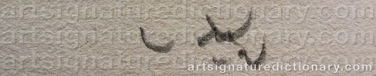 Signature by Roberto MATTA