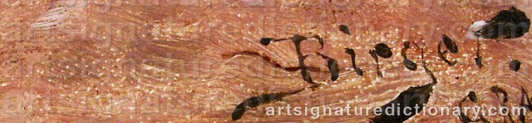 Signature by Hugo BIRGER