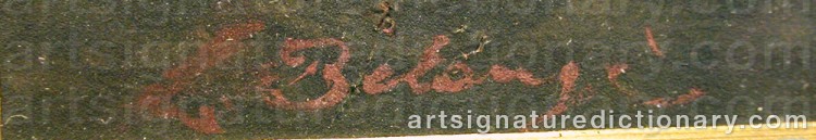 Signature by Louis BELANGER
