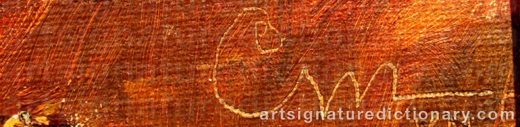 Signature by Gustaf CEDERSTRÖM