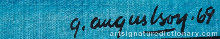 Signature by Göran AUGUSTSON