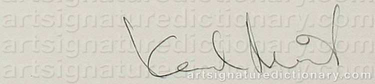 Signature by Karl MÅRTENS