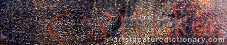 Signature by Carl Henrik D'UNKER