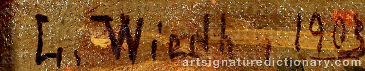 Signature by Leonard WIEDH