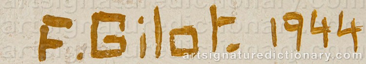 Signature by Francoise GILOT